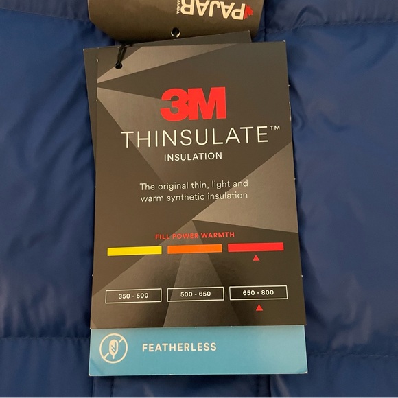 Pajar Sleeveless Puffer Vest Jacket Blue XL - Picture 9 of 10